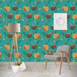 Coconut Drinks Wallpaper & Surface Covering