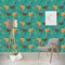 Coconut Drinks Wallpaper & Surface Covering (Water Activated - Removable)