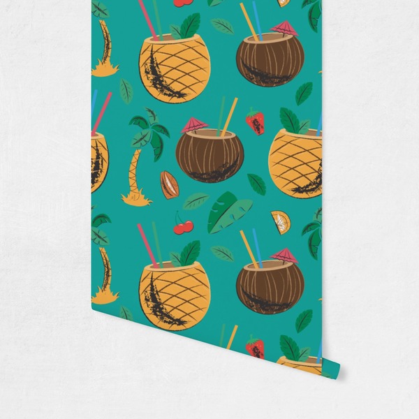 Coconut Drinks Wallpaper on Wall