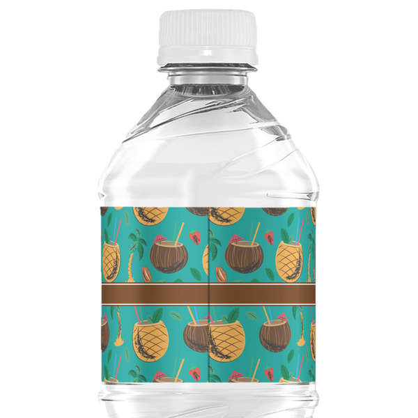Coconut Drinks Water Bottle Label - Back View