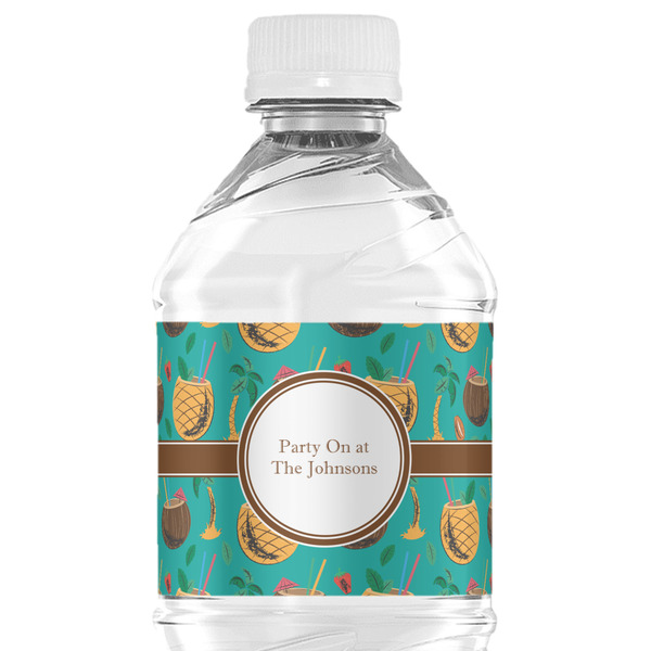 Custom Coconut Drinks Water Bottle Labels - Custom Sized (Personalized)
