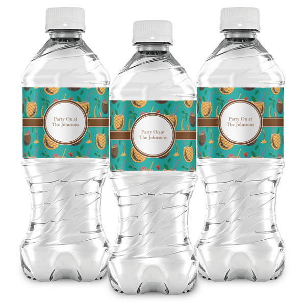 Coconut Drinks Water Bottle Labels - Front View