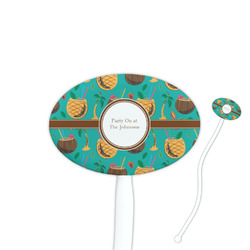 Coconut Drinks Oval Plastic Stir Sticks (Personalized)