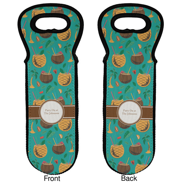 Coconut Drinks Wine Tote Front & Back