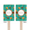 Coconut Drinks Wooden 6.25" Stir Stick - Rectangular - Double Sided - Front & Back