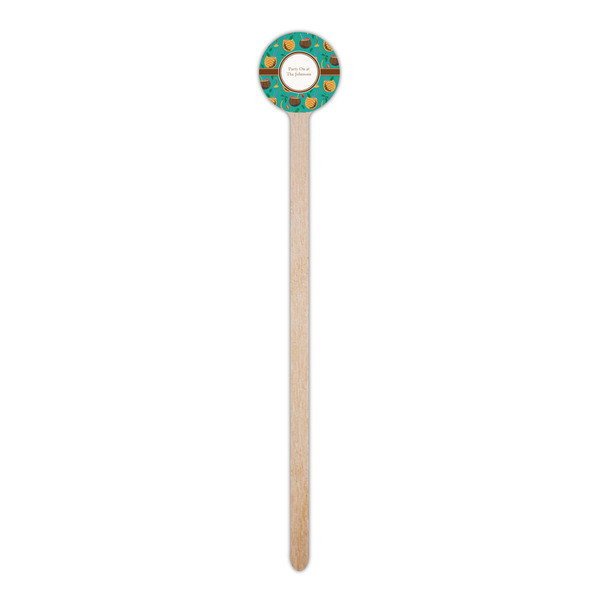 Coconut Drinks Wooden 6" Stir Stick - Round - Single Stick