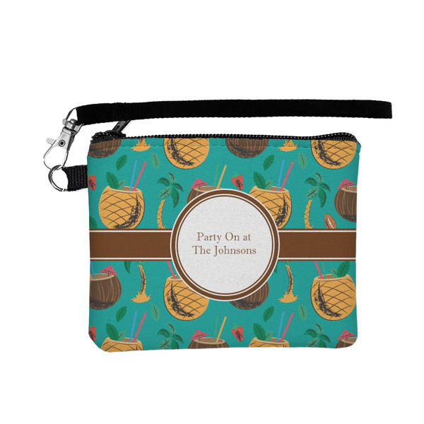 Custom Coconut Drinks Wristlet ID Case w/ Name or Text