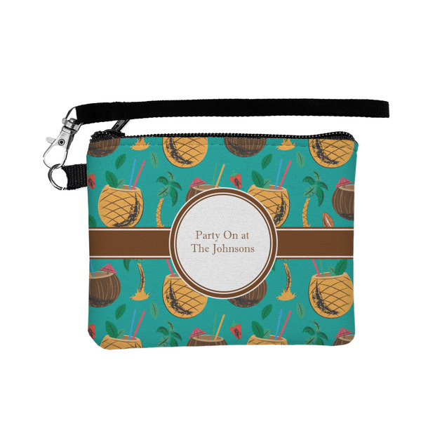 Custom Coconut Drinks Wristlet ID Case w/ Name or Text