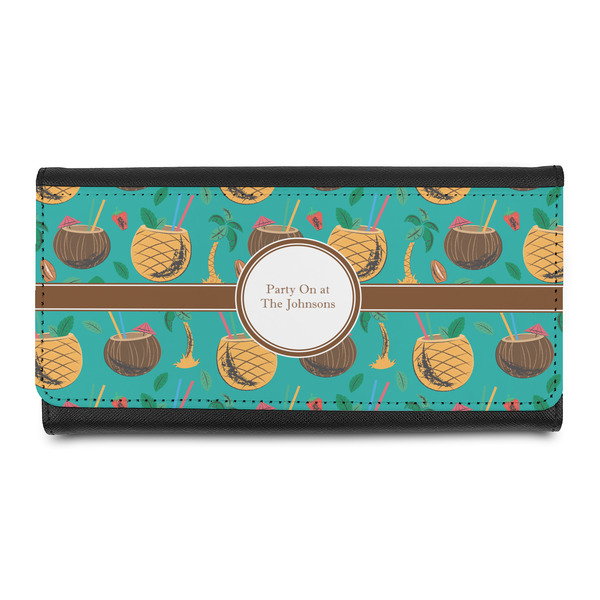 Custom Coconut Drinks Leatherette Ladies Wallet (Personalized)
