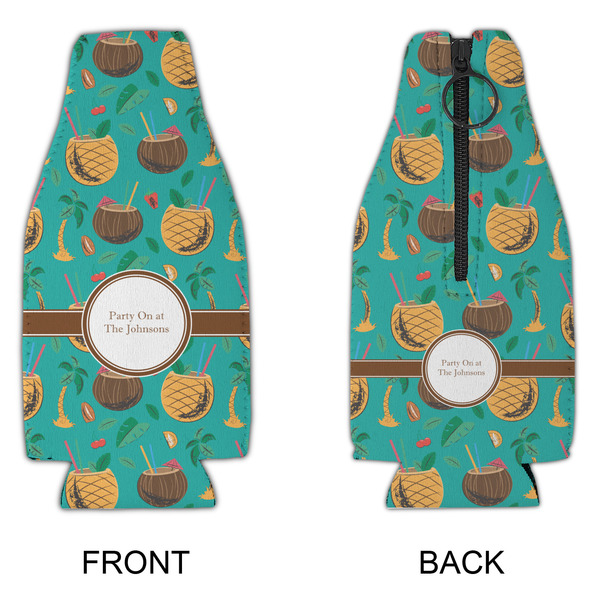 Coconut Drinks Zipper Bottle Cooler - APPROVAL