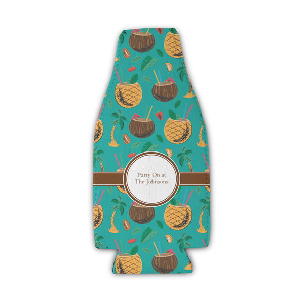 Custom Coconut Drinks Zipper Bottle Cooler (Personalized)