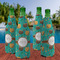 Coconut Drinks Zipper Bottle Cooler - Set of 4 - LIFESTYLE