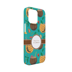 Coconut Drinks iPhone Case - Plastic - iPhone 13 Mini (Personalized)