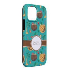 Coconut Drinks iPhone Case - Rubber Lined - iPhone 13 Pro Max (Personalized)