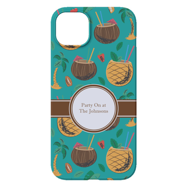 Coconut Drinks iPhone 14 Plus Case - Back