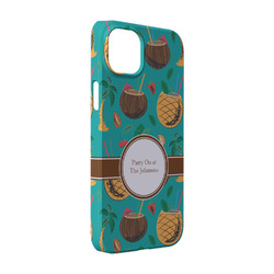 Coconut Drinks iPhone Case - Plastic - iPhone 14 Pro (Personalized)