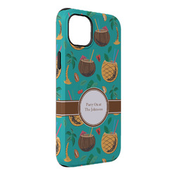Coconut Drinks iPhone Case - Rubber Lined - iPhone 14 Pro Max (Personalized)