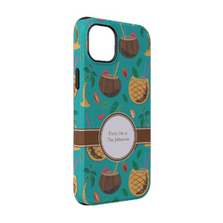 Coconut Drinks iPhone Case - Rubber Lined - iPhone 14 Pro (Personalized)