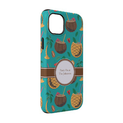 Coconut Drinks iPhone Case - Rubber Lined - iPhone 14 (Personalized)
