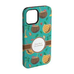 Coconut Drinks iPhone Case - Rubber Lined - iPhone 15 Pro (Personalized)