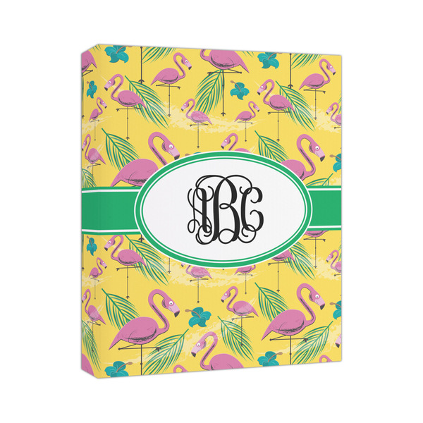 Custom Pink Flamingo Canvas Print (Personalized)