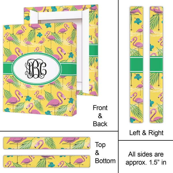 Pink Flamingo 11x14 - Canvas Print - Approval