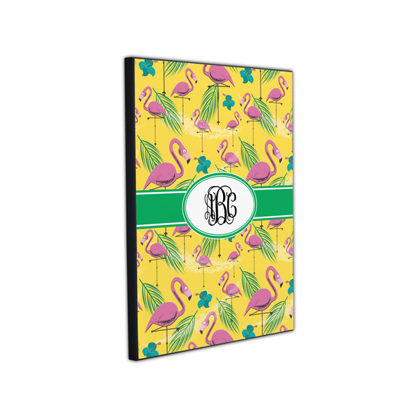 Pink Flamingo 11x14 Wood Print - Angle View