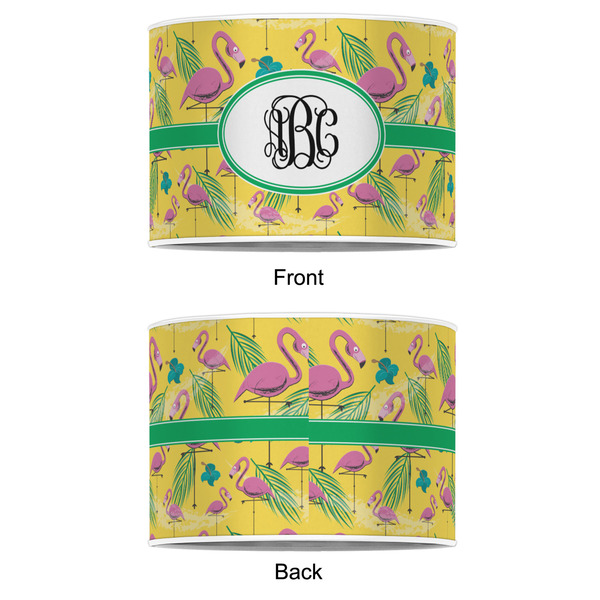 Pink Flamingo 12" Drum Lampshade - APPROVAL (Poly Film)