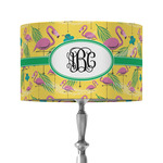 Pink Flamingo 12" Drum Lamp Shade - Fabric (Personalized)