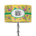 Pink Flamingo 12" Drum Lamp Shade - Fabric (Personalized)