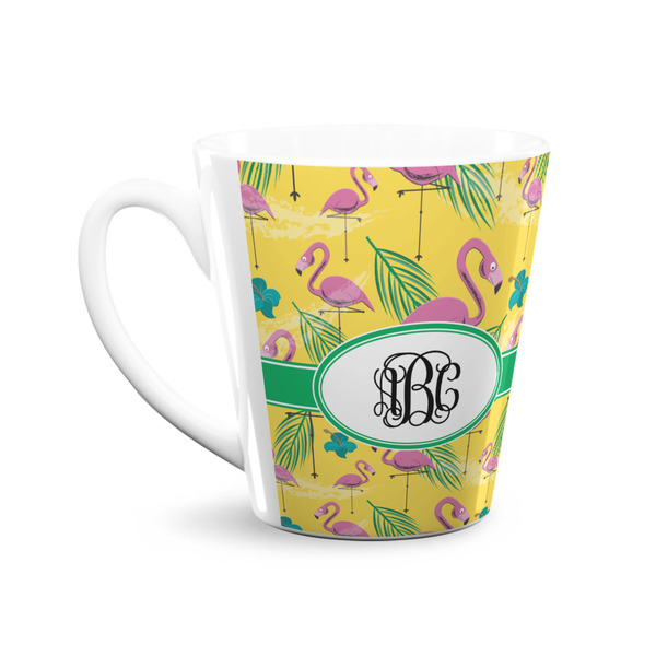 Pink Flamingo 12 Oz Latte Mug - Front