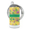 Pink Flamingo 12 oz Stainless Steel Sippy Cups - FULL (back angle)