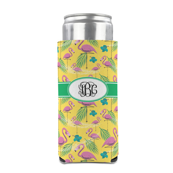 Pink Flamingo 12oz Tall Can Sleeve - FRONT (on can)