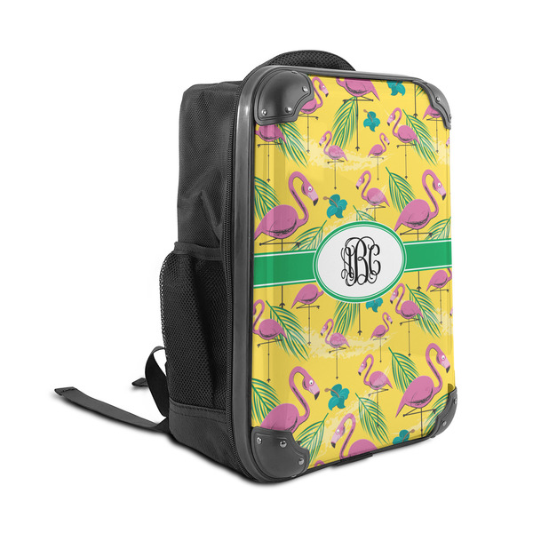 Pink Flamingo 15" Backpack - ANGLE VIEW