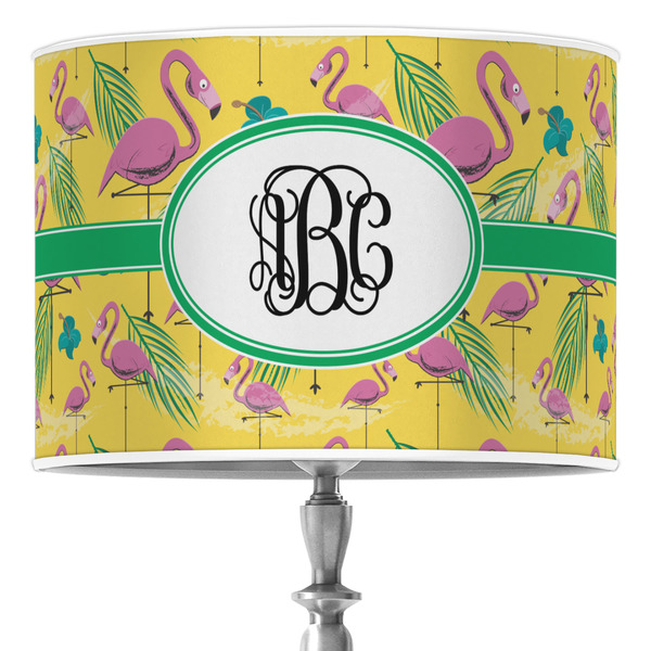 Custom Pink Flamingo Drum Lamp Shade (Personalized)
