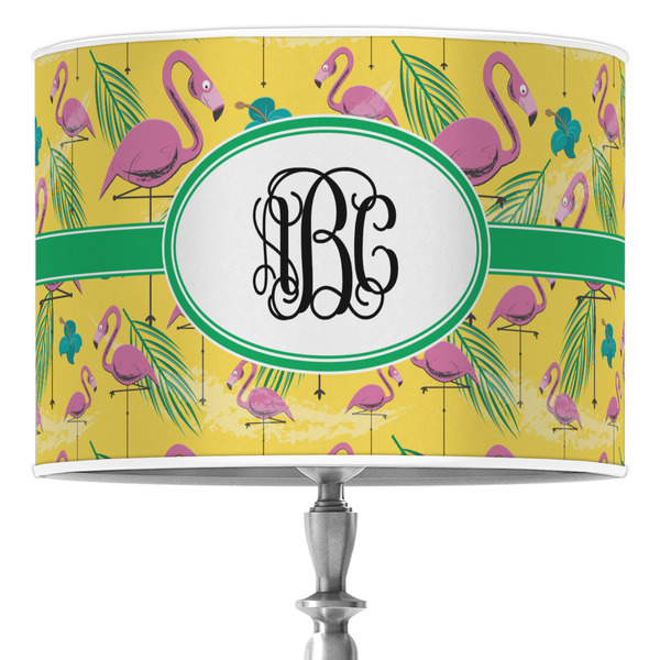 Custom Pink Flamingo Drum Lamp Shade (Personalized)