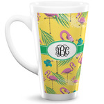 Pink Flamingo 16 Oz Latte Mug (Personalized)