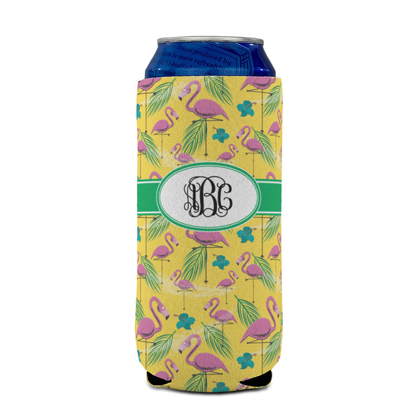 Pink Flamingo 16oz Can Sleeve - FRONT (on can)