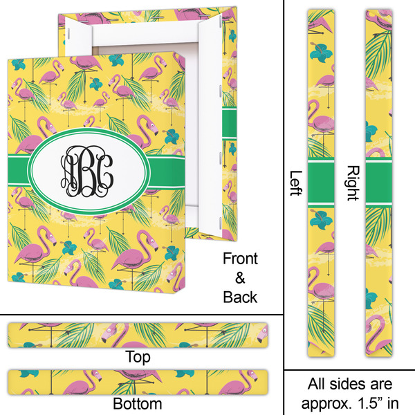 Pink Flamingo 16x20 - Canvas Print - Approval