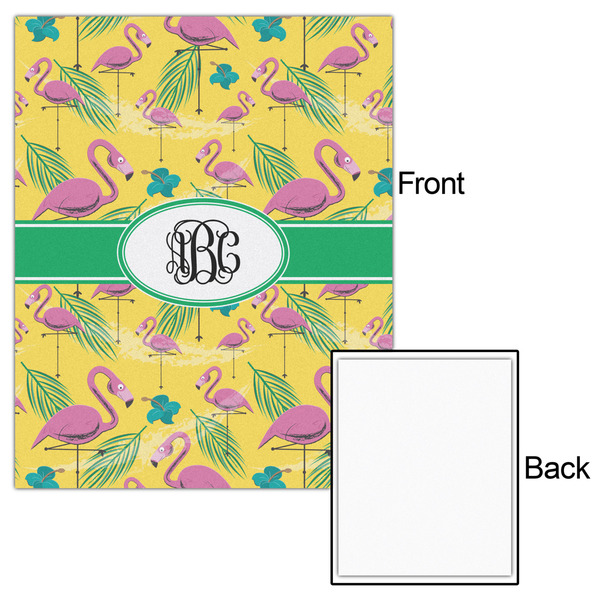 Pink Flamingo 16x20 - Matte Poster - Front & Back