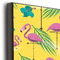Pink Flamingo 16x20 Wood Print - Closeup