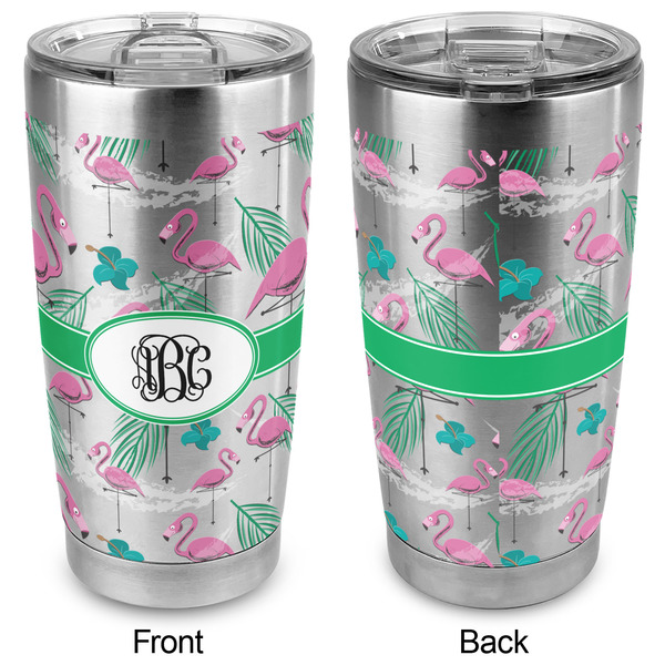 Pink Flamingo 20oz SS Tumbler - Full Print - Approval