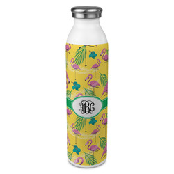 Pink Flamingo 20oz Stainless Steel Water Bottle - Full Print (Personalized)