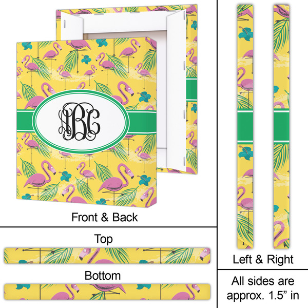 Pink Flamingo 20x24 - Canvas Print - Approval