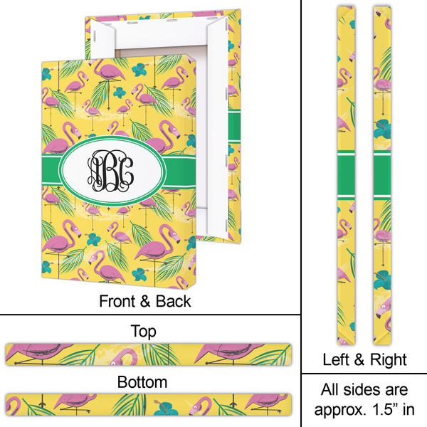 Pink Flamingo 20x30 - Canvas Print - Approval