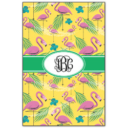 Pink Flamingo Wood Print - 20x30 (Personalized)