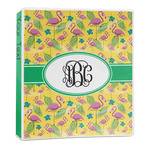 Pink Flamingo 3-Ring Binder - 1 inch (Personalized)
