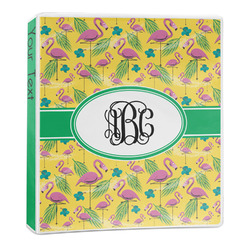 Pink Flamingo 3-Ring Binder - 1 inch (Personalized)