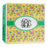 Pink Flamingo 3-Ring Binder - 2 inch (Personalized)
