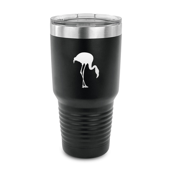 Custom Pink Flamingo 30 oz Stainless Steel Tumbler